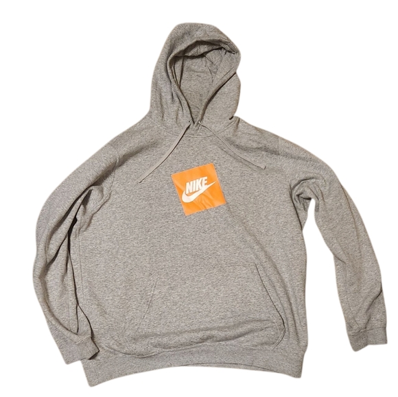 Nike Other - Used Men's XLNike Gray Hoodie with Orange Logo